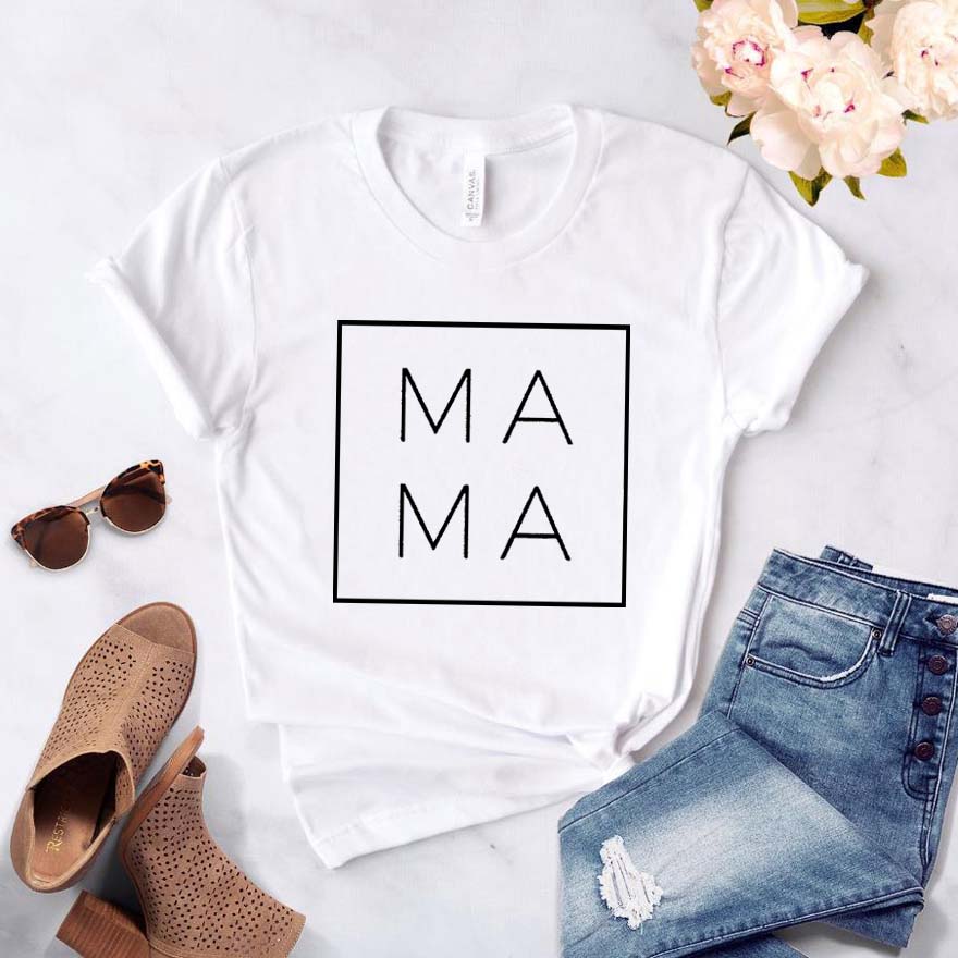 Elaine Mama Tshirt – Olive and Bean