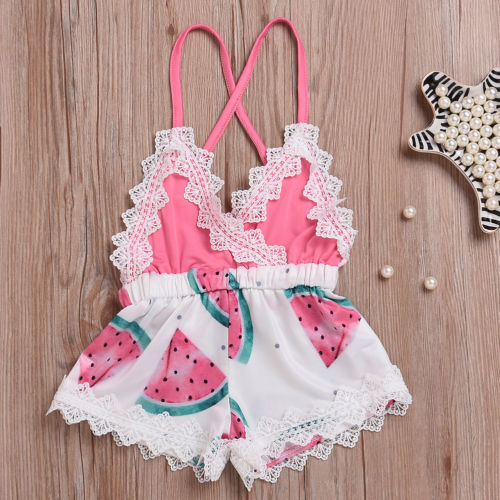 Watermelon romper shop