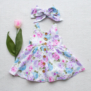 Robin floral dress set