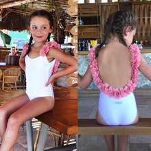 Load image into Gallery viewer, Leilani ruffled backless swimsuit
